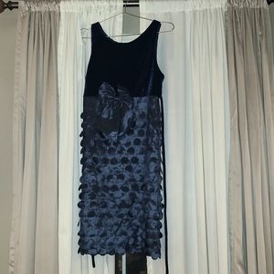 Dark blue dress